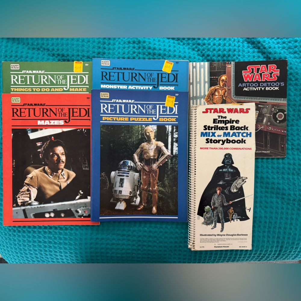 Vintage Star Wars Activity Books